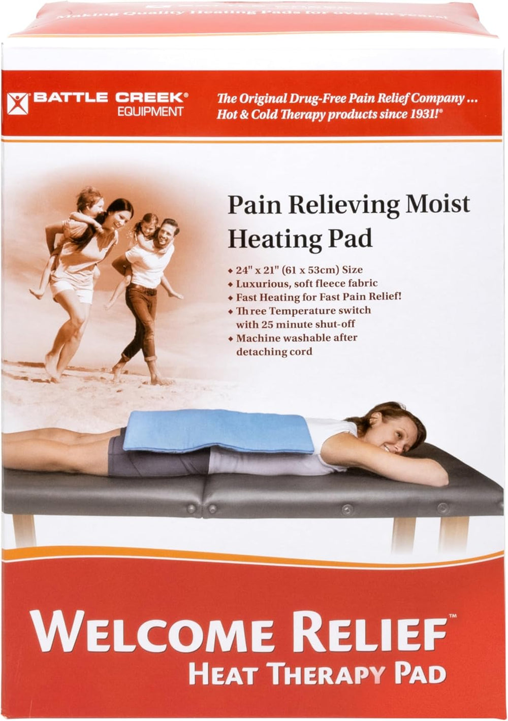 Thermophore Welcome Relief Heat Therapy Pad Size Extra Large Box