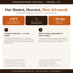Advertisement for Thermaphore Digital Model 655 with features and benefits highlighted.