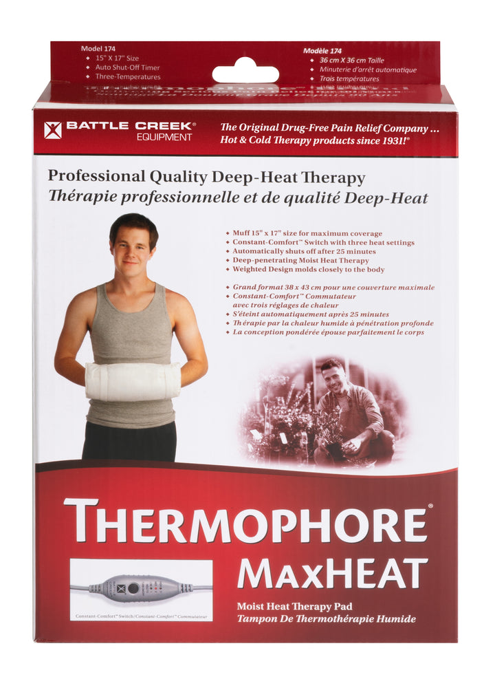 Thermophore MaxHEAT Moist Heat Pack (Model 174) Muff (14 x 14)
