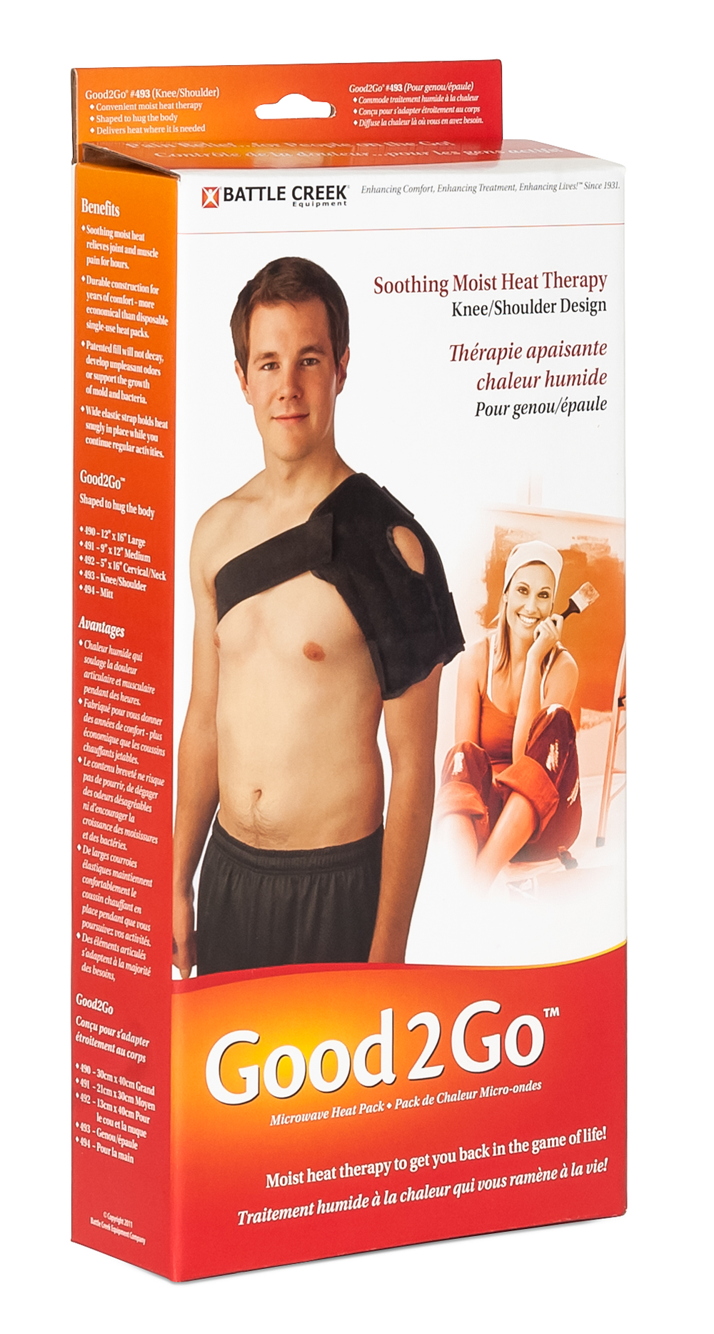 Good2Go Microwave Heat Pack - Knee/Shoulder (Model 493)