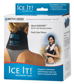Photo of a box containing Battle Creek Ice it neck wrap 