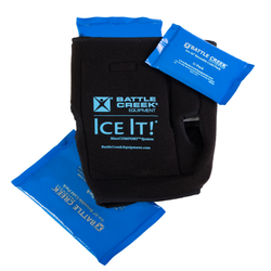 photo of a battle creek wrap and blue ice packs 