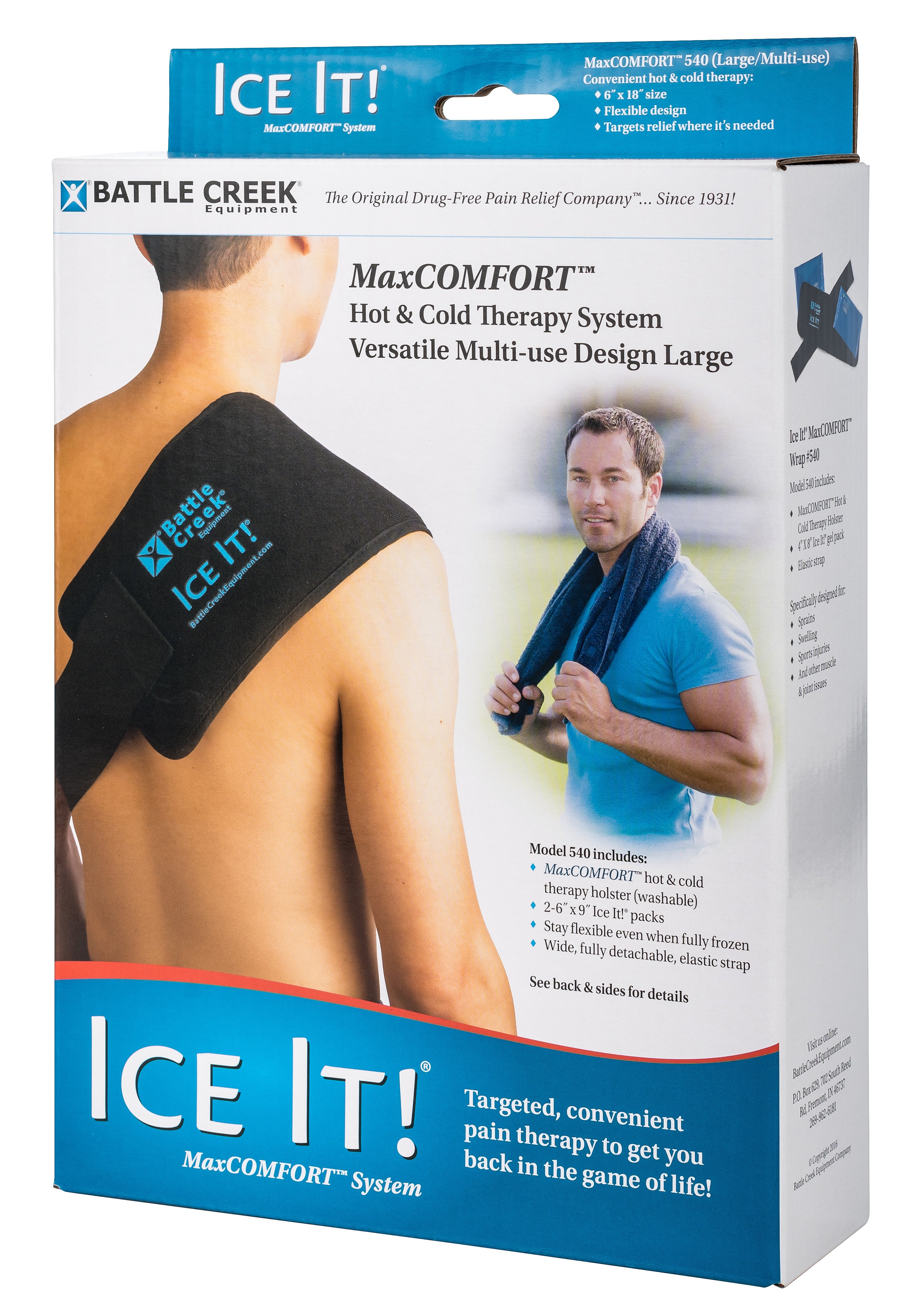 Ice It! MaxCOMFORT™ System — Large Cold Therapy (Model 540)