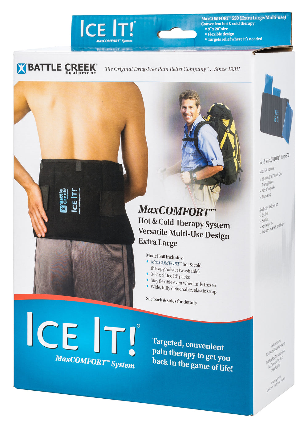 Ice It!® MaxCOMFORT™ System (Model 550) Size: Extra Large