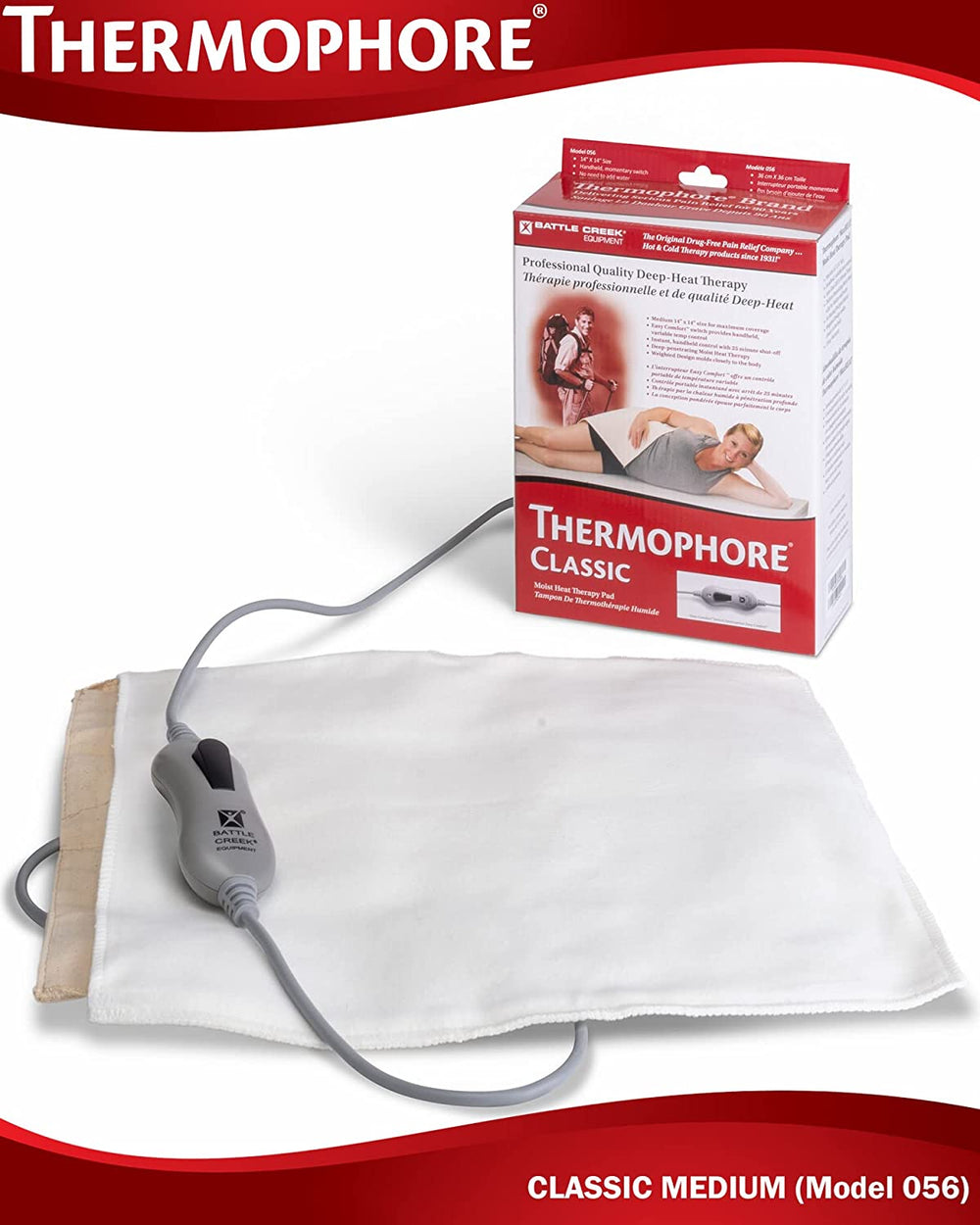 Thermophore Classic Moist Heat Pack (Model 056) Medium (14 x 14)