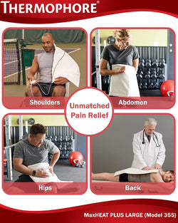 Thermophore Liberty Plus (USA Made) Automatic Moist Heating Pad (Large, Model 355)
