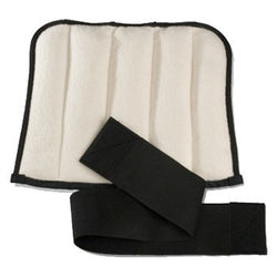 wrap opened inside out with strap 